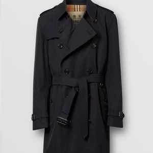 Burberry Mid Length Kensington Trench Coat